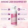 Svecke Lash Shampoo Kit, 2 Fl Oz Eyelash Cleanser with Fan Dryer