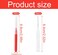 Lasuroa 80PCS Shower Head Cleaner Tools (Red, White)