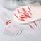 Lasuroa 80PCS Shower Head Cleaner Tools (Red, White)