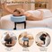 Mqupin Massage Headrest for Bed, Adjustable Bed Face Cradle Holder with Armrest