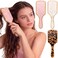 Meanplan 3 Pcs Bamboo Paddle Hair Brush with Acetate Backing