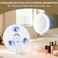 Mocado 30X Magnifying Mirror with Light, 6" Magnifying Mirror Suction Cup