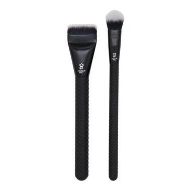 Moda Pro Spatula Foundation & Blur Brush Duo, Vegan