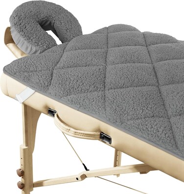 Moonsea Double-Sided Quilted Fleece Massage Table Pad Set