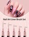 Difenni Nail Dotting Tool Set,5 Dotting Tools 5 Liner Brushes for Nails Painting