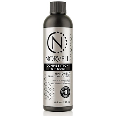 Norvell Competition Top Coat Spray Tan Solution for Bodybuilders, 8 Oz