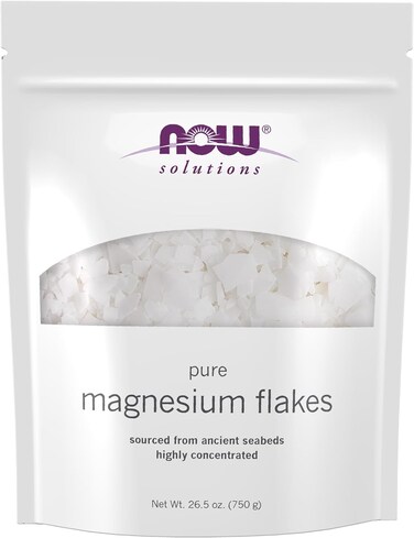 Now Solutions, Magnesium Flakes, from the Ancient Seabed, 26.5 Oz