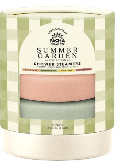 Pacha Soap Co Pacha Soap Summer Collection Shower Steamer Set 4-Pack, 4 Ct