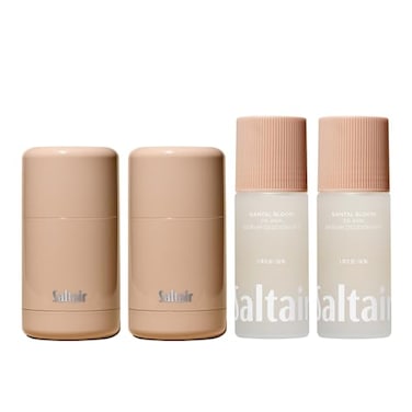 Saltair Deodorant Bundle Stick + 5% Aha Serum Santal Bloom, 2 Pack