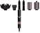 Shark Hd440Bk Flexstyle Air Styling & Drying System with Ultimate 6-Piece Accessory Pack of Auto-Wrap Curlers, Curl-Defining Diffuser, Oval Brush, Paddle Brush & Concentrator, Black + Storage Bag