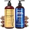 Shiny Leaf Hair Growth Shampoo Bundle, Dht Pro &amp; Peptide, Biotin, 2 X 16 Oz