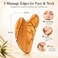 SiliFine 2 Pcs Olive Wood Gua Sha Tools for Face Natural Massager