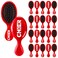 SiliFine 20 Pack Cheer Brushes Bulk Cheer Team Gifts, Red