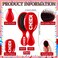 SiliFine 20 Pack Cheer Brushes Bulk Cheer Team Gifts, Red