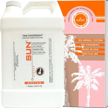 Sun Laboratories by Giesee Sun Labs Self-Tanning Solution for a Golden Glow - Medium - 1 Gallon Bottle