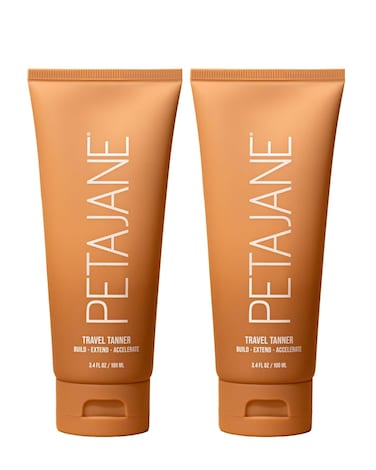 Peta Jane Travel Tanner Lotion, Build Extend Accelerate Formula - 3.4 Fl Oz, 2 Pack