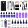 Cara V Light Hair Extensions Kit V-Light Extension Machine V-Light Extension Remover Machine.V-Light Glue 20G 6 V Light Glue Remover Solution 20ML 6(Black Machine Set 2)