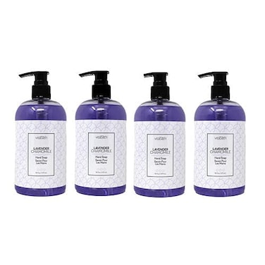 Vitabath Lavender Chamomile 16 Fl Oz Liquid Hand Soap 4PK