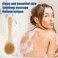Vocoste Back Scrubber, Brown, 9.8 in Length