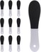 Waziaqoc Foot File, 10 Pack, Double Sided Callus Remover, White