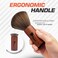 Fagaci Neck Duster Brush for Barbers, Velvety Touch High Density Kit
