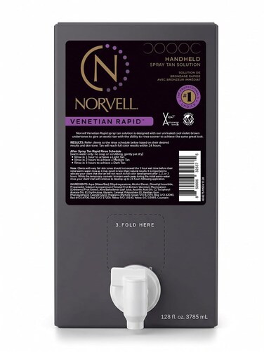 Norvell Premium Rapid Spray Tan Solution Venetian One 128 Fl Oz