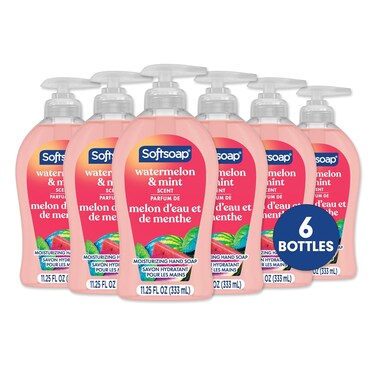 Softsoap Liquid Hand Soap, Watermelon and Mint Scent, 332 Ml (6 Pack)