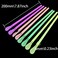 Bflcttbd 100PCS Snow Cone Straws Spoon Straws Plastic Spoon Straws Disposable Snow Cone Spoon Straws Disposable Slushie Straws with Spoon