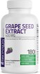 Bronson Grape Seed Extract 400 Mg, 95% Proanthocyanidins, 180 Capsules