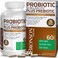 Bronson Probiotic 50 Billion Cfu + Prebiotic with Apple Polyphenols &amp; Pineapple Fruit Extract + Vitamin B Complex Sustained Release