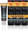 Burt's Bees Toothpaste, Natural Flavor, Charcoal with Fluoride Toothpaste, Mountain Mint, 3 X 4.7oz