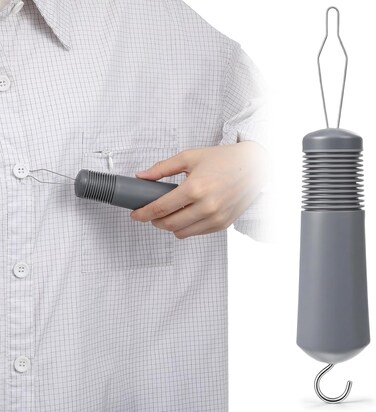 Elegaperma Button Hook Tool, Button Helper Tool for Elderly