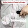 Yifocus Button Hook with Zipper Pull, One Hand Buttons Assist Tool for Seniors