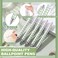Engrowtic 24 Set Sage Green and White Gingham Pocket Notebooks with Pens