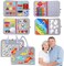 Sploziia Fidget Blanket for Adults Elderly Busy Fidget Felt Board