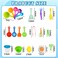 Hiawbon 20 Pcs Sensory Bin Tools Sensory Bin Toys for 2+ Years Old