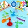 Hiawbon 20 Pcs Sensory Bin Tools Sensory Bin Toys for 2+ Years Old