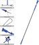 Housolution Grabber Tool Magnetic, Bendable Reacher with LED Lights, Blue