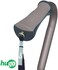 Hugo Mobility Offset Handle Cane with Reflective Strap, Smoke