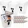 Hushee 12 Set Halloween Boo Basket Kit Trick or Teach Gift Buckets Plastic
