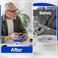 Hushee 4 Pcs Scoop Plates and Bowls Non Skid Adaptive Dinnerware, Blue