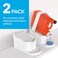 Impresa Laundry Detergent Stand - 2-Pack, White Drip Catcher &amp; Liner, Laundry Detergent Storage - Hook &amp; Loop Strap &amp; Secure Grip Feet, Room Organization