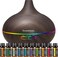 InnoGear 400ML Aromatherapy Essential Oil Diffuser 10 Oils Gift Set, Dark