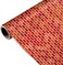 Liobelon Red Brick Pattern Wrapping Paper Roll, 17 Inches X 16.4 Feet