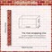 Liobelon Red Brick Pattern Wrapping Paper Roll, 17 Inches X 16.4 Feet