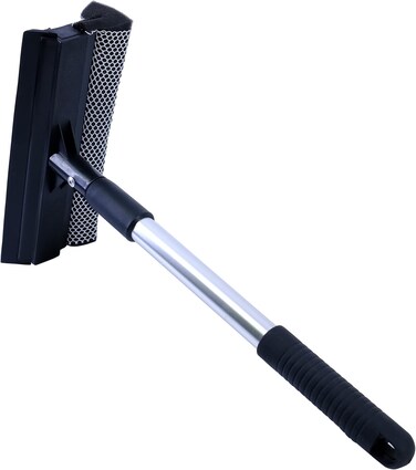 Polyte Squeegee for Car Windshields and Windows, Extendable Handle 14-20 In