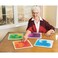 S&amp;S Worldwide Liquid Sensory Tile Mat, Orange, 12