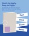 Speks Slabs Sensory Silicone Stickers, Stress Relief Strips, Sensory Tool