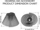 Forlyn Tulip Hearing Aid Domes 20-Pack, Soft Silicone Replacement Tips