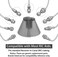 Forlyn Tulip Hearing Aid Domes 20-Pack, Soft Silicone Replacement Tips